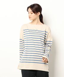 ROSE BUD | ナバルボーダーロングTシャツ(Tシャツ/カットソー)