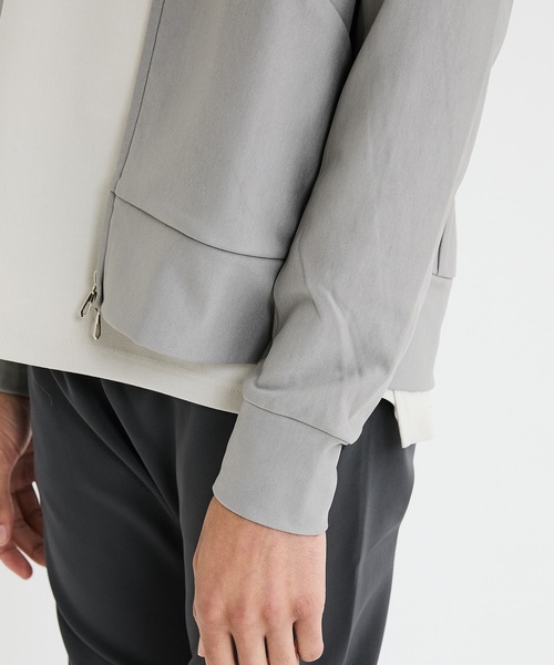 新品 マスターバニー 4WAYトリコット ジップカットソー(6)LL/グレー 新品 マスターバニー 4WAYトリコット ジップカットソー(6)サイズLL/白