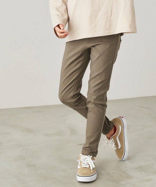 &yam(アンドヤム)の「もったいないドリームストレッチスキニーパンツ(その他パンツ・キッズ・ブラウン/ブラック/ベージュ/グレー/ブラック系/ゴールド/レッド/パープル/ベージュ系・120-130cm/110-120cm/130-140cm/150-160cm/140-150cm)」の1枚目の写真