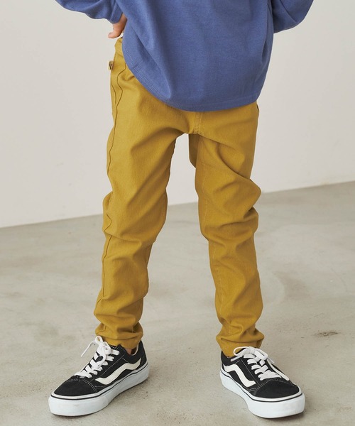 &yam(アンドヤム)の「もったいないドリームストレッチスキニーパンツ(その他パンツ・キッズ・ブラウン/ブラック/ベージュ/グレー/ブラック系/ゴールド/レッド/パープル/ベージュ系・120-130cm/110-120cm/130-140cm/150-160cm/140-150cm)」の9枚目の写真