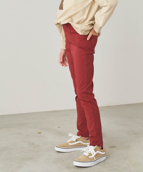 &yam(アンドヤム)の「もったいないドリームストレッチスキニーパンツ(その他パンツ・キッズ・ブラウン/ブラック/ベージュ/グレー/ブラック系/ゴールド/レッド/パープル/ベージュ系・120-130cm/110-120cm/130-140cm/150-160cm/140-150cm)」の21枚目の写真