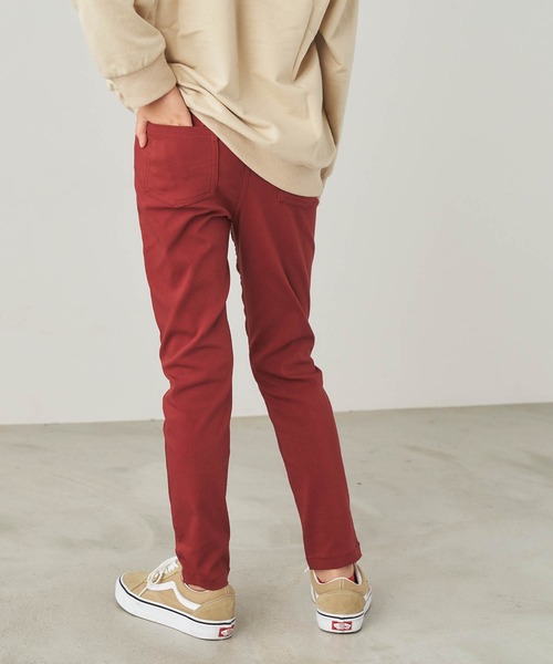 &yam(アンドヤム)の「もったいないドリームストレッチスキニーパンツ(その他パンツ・キッズ・ブラウン/ブラック/ベージュ/グレー/ブラック系/ゴールド/レッド/パープル/ベージュ系・120-130cm/110-120cm/130-140cm/150-160cm/140-150cm)」の20枚目の写真