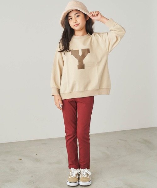 &yam(アンドヤム)の「もったいないドリームストレッチスキニーパンツ(その他パンツ・キッズ・ブラウン/ブラック/ベージュ/グレー/ブラック系/ゴールド/レッド/パープル/ベージュ系・120-130cm/110-120cm/130-140cm/150-160cm/140-150cm)」の19枚目の写真