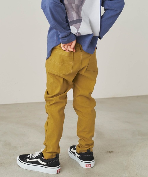 &yam(アンドヤム)の「もったいないドリームストレッチスキニーパンツ(その他パンツ・キッズ・ブラウン/ブラック/ベージュ/グレー/ブラック系/ゴールド/レッド/パープル/ベージュ系・120-130cm/110-120cm/130-140cm/150-160cm/140-150cm)」の16枚目の写真