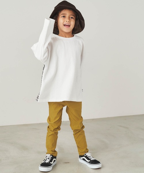 &yam(アンドヤム)の「もったいないドリームストレッチスキニーパンツ(その他パンツ・キッズ・ブラウン/ブラック/ベージュ/グレー/ブラック系/ゴールド/レッド/パープル/ベージュ系・120-130cm/110-120cm/130-140cm/150-160cm/140-150cm)」の14枚目の写真