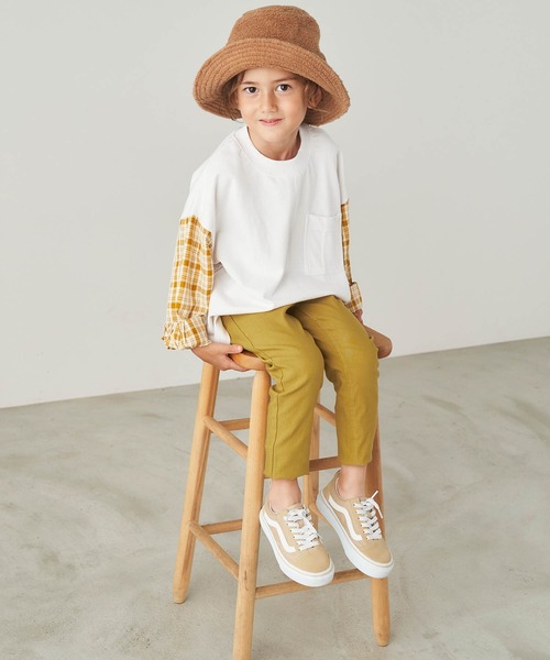 &yam(アンドヤム)の「もったいないドリームストレッチスキニーパンツ(その他パンツ・キッズ・ブラウン/ブラック/ベージュ/グレー/ブラック系/ゴールド/レッド/パープル/ベージュ系・120-130cm/110-120cm/130-140cm/150-160cm/140-150cm)」の11枚目の写真