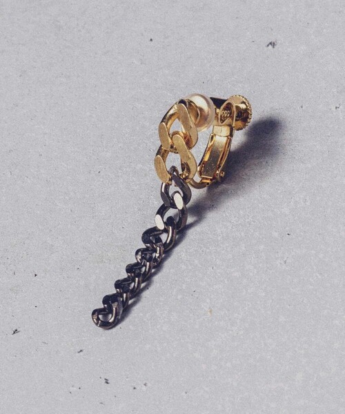 and cloud（アンドクラウド）の「Gradation Earring M / Single（イヤリング・レディース・シルバー/シルバー系その他/イエローゴールド/ゴールド系その他・FREE）」の6枚目の写真