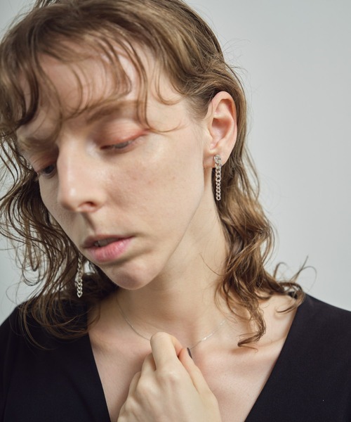 and cloud（アンドクラウド）の「Gradation Earring M / Single（イヤリング・レディース・シルバー/シルバー系その他/イエローゴールド/ゴールド系その他・FREE）」の20枚目の写真