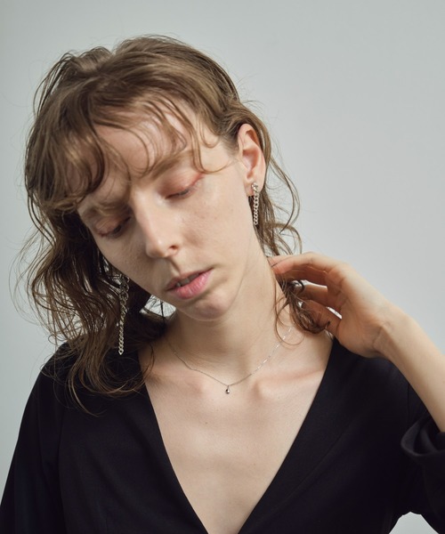 and cloud（アンドクラウド）の「Gradation Earring M / Single（イヤリング・レディース・シルバー/シルバー系その他/イエローゴールド/ゴールド系その他・FREE）」の21枚目の写真