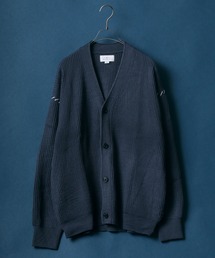 Hand Stitch Big Silhouette Knit Cardigan/ハンドステッチ ビッグシルエット ニットカーディガン