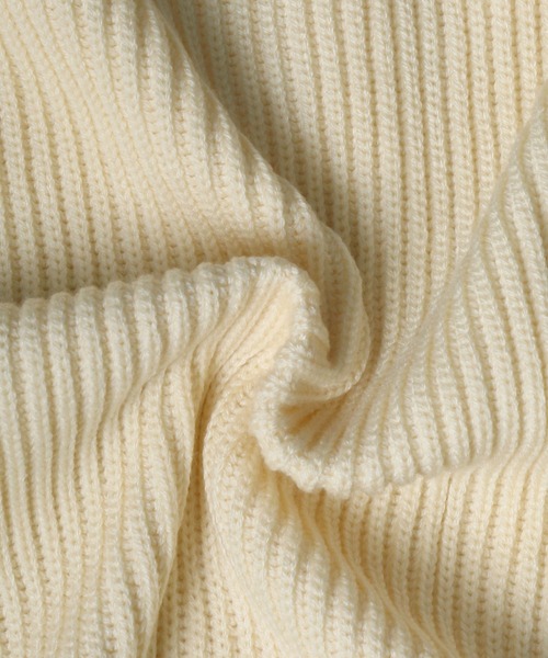 ANPAS(アンパス)の「Hand Stitch Big Silhouette Knit Cardigan/ハンドステッチ ビッグシルエット ニットカーディガン(カーディガン/ボレロ・メンズ・ブラック/オフホワイト/グレイッシュベージュ/グレイッシュブルー・LL/M/L)」の9枚目の写真