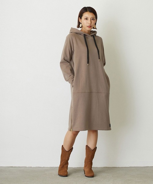 裏シャギー フードワンピース ワンピース Nicole White ニコルホワイト のファッション通販 Zozotown