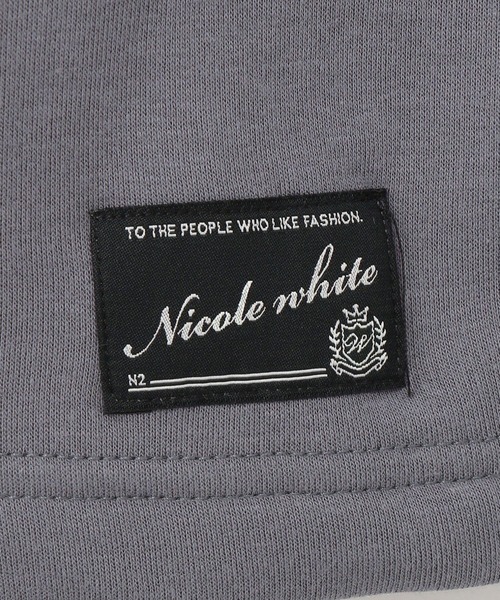 NICOLE white（ニコルホワイト）の「裏シャギー フードワンピース（ワンピース・レディース・グレイッシュブルー/ブラック/モカ・FREE）」の15枚目の写真