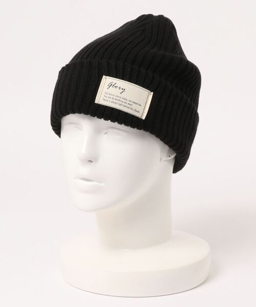 Samansa Mos2 blue(サマンサモスモスブルー)の「ニットワッチ(ニットキャップ/ビーニー・レディース・キナリ/グレー/ブラック/マスタード・フリ-)」の1枚目の写真