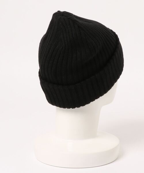 Samansa Mos2 blue(サマンサモスモスブルー)の「ニットワッチ(ニットキャップ/ビーニー・レディース・キナリ/グレー/ブラック/マスタード・フリ-)」の5枚目の写真