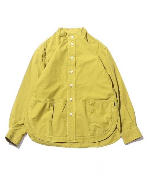 F.O.U（エフオーユー）の「F.O.U/エフオーユー ポケットシャツ シャツ 無地 カラー（シャツ/ブラウス・キッズ・ネイビー/ライム/チャコール・130/140）」の2枚目の写真