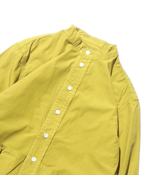 F.O.U（エフオーユー）の「F.O.U/エフオーユー ポケットシャツ シャツ 無地 カラー（シャツ/ブラウス・キッズ・ネイビー/ライム/チャコール・130/140）」の15枚目の写真