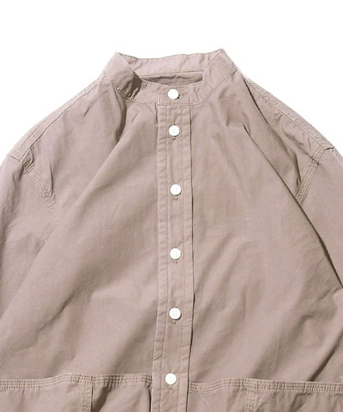 F.O.U（エフオーユー）の「F.O.U/エフオーユー ポケットシャツ シャツ 無地 カラー（シャツ/ブラウス・キッズ・ネイビー/ライム/チャコール・130/140）」の8枚目の写真