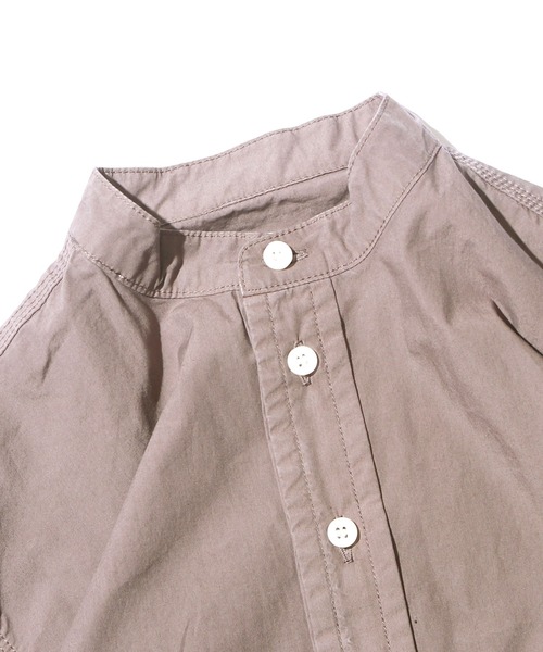 F.O.U（エフオーユー）の「F.O.U/エフオーユー ポケットシャツ シャツ 無地 カラー（シャツ/ブラウス・キッズ・ネイビー/ライム/チャコール・130/140）」の4枚目の写真