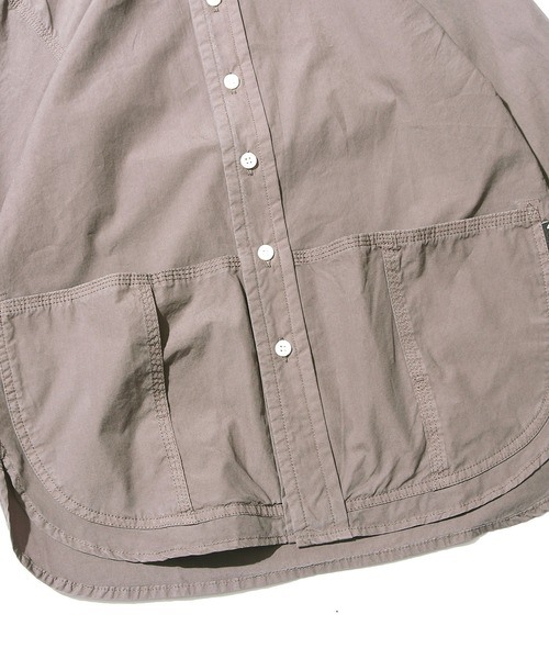 F.O.U（エフオーユー）の「F.O.U/エフオーユー ポケットシャツ シャツ 無地 カラー（シャツ/ブラウス・キッズ・ネイビー/ライム/チャコール・130/140）」の14枚目の写真
