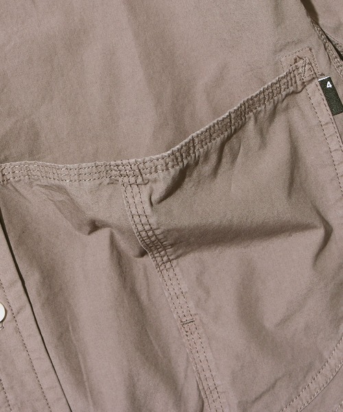 F.O.U（エフオーユー）の「F.O.U/エフオーユー ポケットシャツ シャツ 無地 カラー（シャツ/ブラウス・キッズ・ネイビー/ライム/チャコール・130/140）」の7枚目の写真