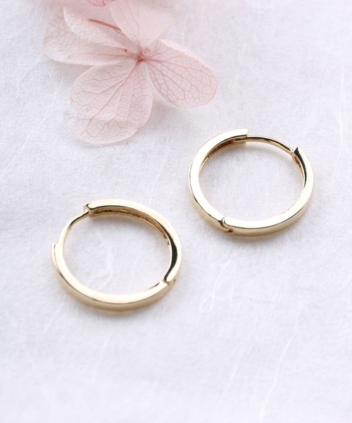 Manon's Selection(マノンズセレクション)の「ニッケルフリーフープピアス(ピアス(両耳用)・レディース・シルバー/ゴールド・ONE SIZE)」の7枚目の写真