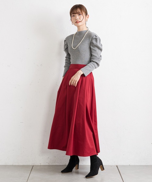 prose verse（プロズヴェール）の「パワショルリブニット（ニット/セーター・レディース・ブラック/ブラウン/グレー/グリーン・MEDIUM）」の6枚目の写真