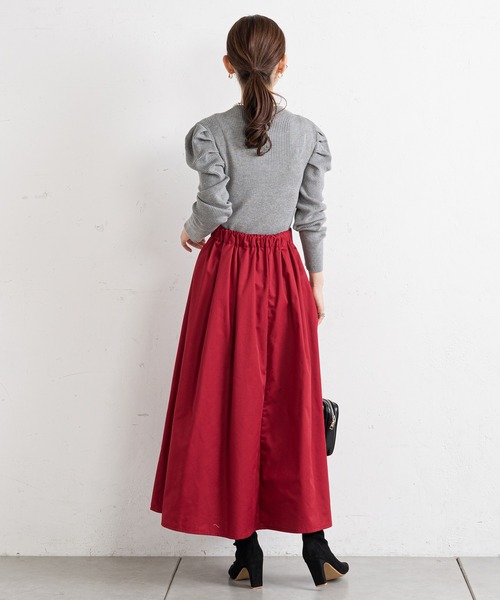 prose verse（プロズヴェール）の「パワショルリブニット（ニット/セーター・レディース・ブラック/ブラウン/グレー/グリーン・MEDIUM）」の8枚目の写真