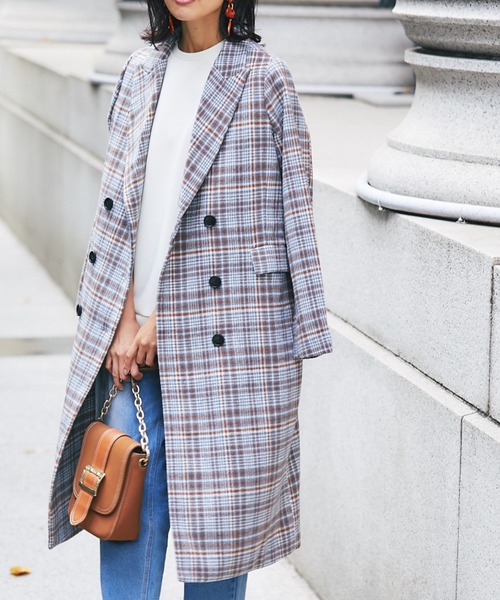 チェックテーラードコート（その他アウター）｜&. NOSTALGIA（アンド