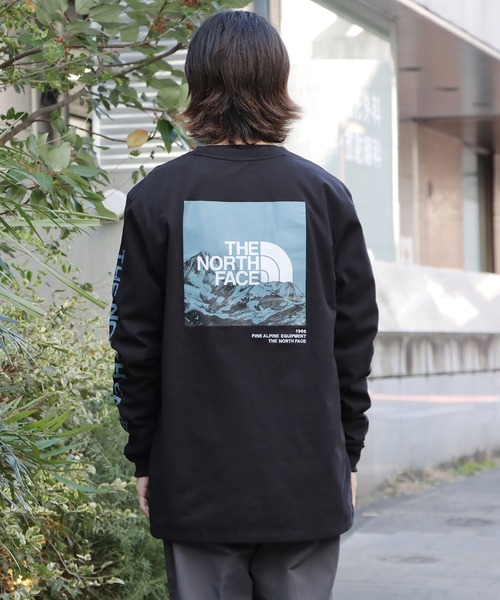 THE NORTH FACE(ザノースフェイス)の「THE NORTH FACE/ザ・ノースフェイス Men's L/S LOGO Play Tee グラフィックロゴ ロンT(Tシャツ/カットソー・メンズ・ブラック/ブルー/アイボリー/ホワイト/ブラック系その他・S/M/L/XL)」の17枚目の写真