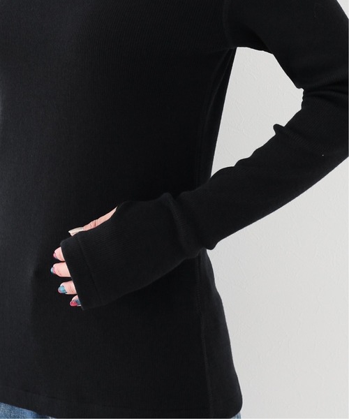 Deuxieme Classe（ドゥーズィエムクラス）の「追加 ribタートル（Tシャツ/カットソー・レディース・ブラック/ネイビー/チャコールグレー・FREE）」の15枚目の写真