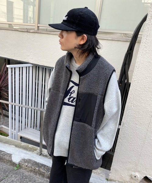 WHO'S WHO gallery（フーズフーギャラリー）の「【KOOKY'N/クーキー】ボアフリースベスト（ベスト・メンズ・ブラック/ネイビー/グレー・FREE）」の13枚目の写真