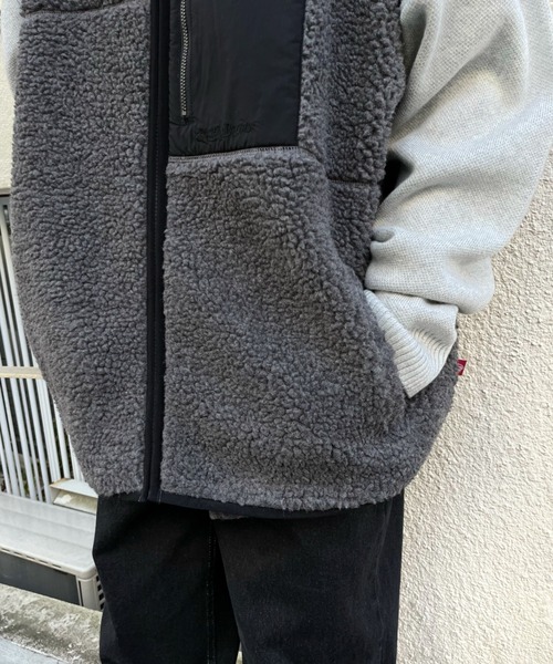 WHO'S WHO gallery（フーズフーギャラリー）の「【KOOKY'N/クーキー】ボアフリースベスト（ベスト・メンズ・ブラック/ネイビー/グレー・FREE）」の14枚目の写真