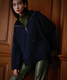 ブラッシュ裏起毛プルオーバー