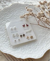 apres jour | 【apres jour×ARIAZ】アソートピアス【４YR】(ピアス（両耳用）)