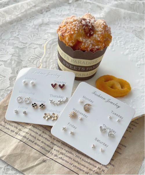 apres jour（アプレジュール）の「【apres jour×ARIAZ】アソートピアス【４YR】（ピアス（両耳用）・レディース・シルバー/その他・FREE）」の3枚目の写真