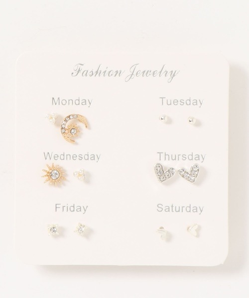 apres jour（アプレジュール）の「【apres jour×ARIAZ】アソートピアス【４YR】（ピアス（両耳用）・レディース・シルバー/その他・FREE）」の4枚目の写真