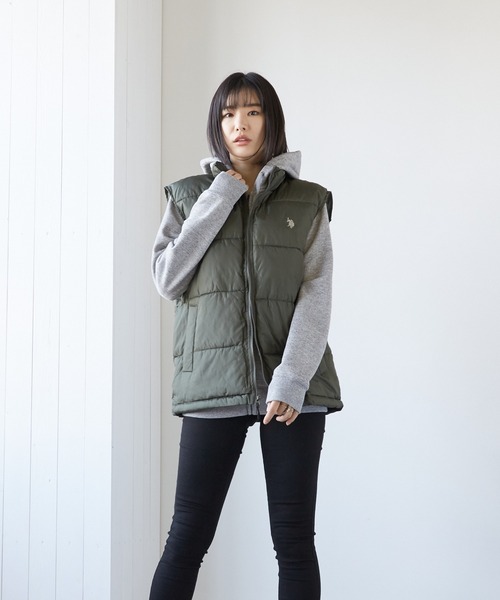 【U.S.POLO ASSN./ユーエスポロアッスン】ダウンベスト(BEY)（ベスト）｜U.S. POLO ASSN.（ユーエスポロアッスン）