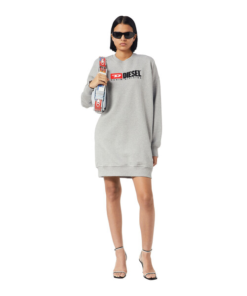 DIESEL（ディーゼル）の「レディース ワンピース 長袖 スウェットドレス DIESELロゴ（ワンピース・レディース・ブラック/グレー/レッド・SMALL/MEDIUM/XX-SMALL/X-SMALL）」の15枚目の写真