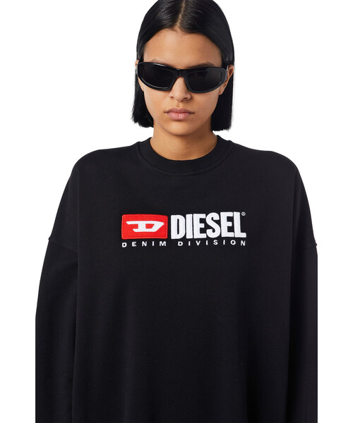 DIESEL（ディーゼル）の「レディース ワンピース 長袖 スウェットドレス DIESELロゴ（ワンピース・レディース・ブラック/グレー/レッド・SMALL/MEDIUM/XX-SMALL/X-SMALL）」の12枚目の写真