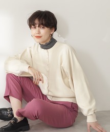 N.（N. Natural Beauty Basic） | ◆スナップボタン総針ニットカーディガン(カーディガン/ボレロ)