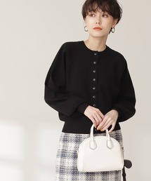 N.（N. Natural Beauty Basic） | ◆スナップボタン総針ニットカーディガン(カーディガン/ボレロ)