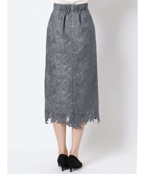 MERCURYDUO(マーキュリーデュオ)の「リーフケミカルレースタイトスカート(スカート・レディース・オフホワイト/ブラウン/ブルー・SMALL/MEDIUM)」の21枚目の写真