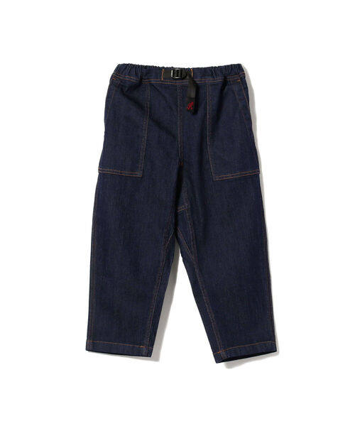 こども ビームス（コドモビームス）の「GRAMICCI / デニム ルーズ テーパードパンツ 22 (140～150cm)（デニムパンツ・キッズ・インディゴブルー・140/150）」の2枚目の写真
