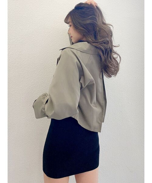 GYDA(ジェイダ)の「【WEB限定】3WAYトレンチコート(トレンチコート・レディース・アイボリー/ベージュ/カーキ・FREE)」の5枚目の写真