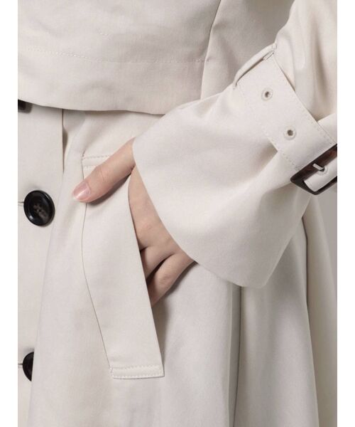 GYDA(ジェイダ)の「【WEB限定】3WAYトレンチコート(トレンチコート・レディース・アイボリー/ベージュ/カーキ・FREE)」の20枚目の写真