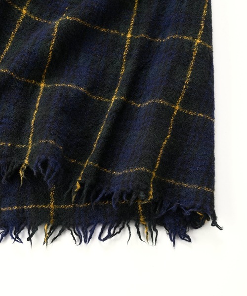 インドメリノ縮絨の馬ドレス レア 45R 20AW インドメリノ縮絨チェック