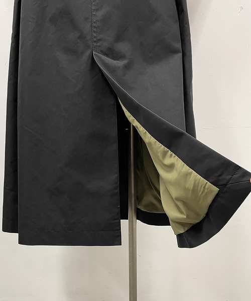 Thomas magpie(トーマスマグパイ)の「【THOMAS MAGPIE】T/C バッグロゴトレンチコート(トレンチコート・レディース・ブラック/ベージュ・M)」の7枚目の写真