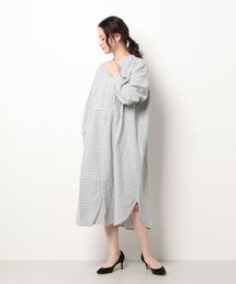 Samansa Mos2 | バンドカラーシャツワンピース(シャツワンピース)
