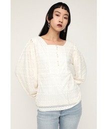SCALLOP LACE TUNIC レース トップス